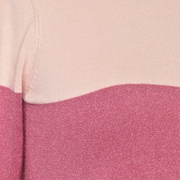 Ricki's Three Tone Pink / Burgundy/ Peach, boat neck Rayon blend sweate… - Picture 9 of 12